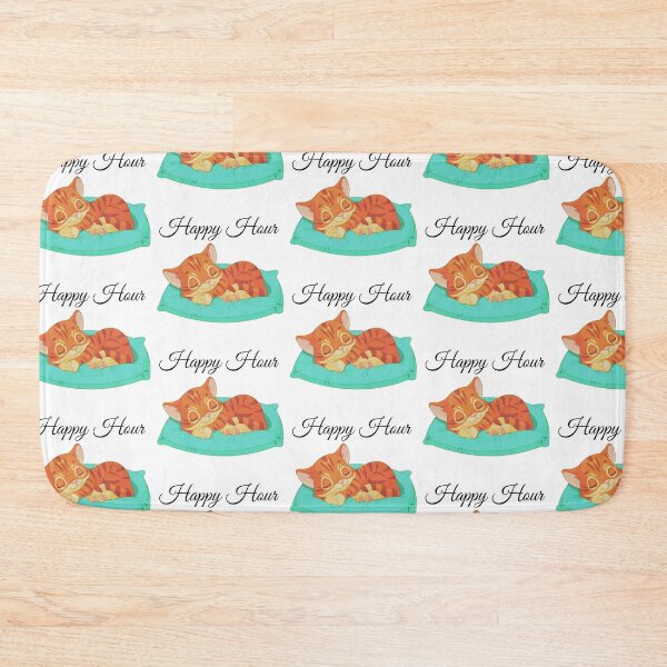Item preview, Cat and dog Naptime is my happy hour Sticker designed and sold by Merry Moon Store.