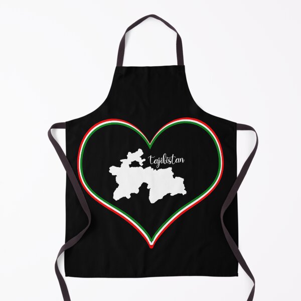 Item preview, Black Heart Tajikistan Map designed and sold by Astralia.