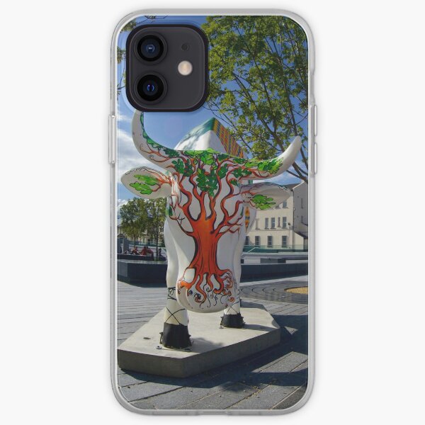 Cows and Trees, Ebrington Square, Derry iPhone Soft Case