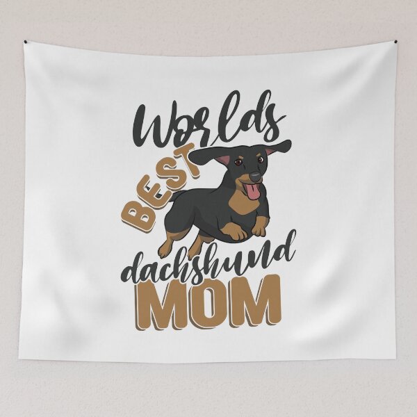 Artikelvorschau, Die beste Dackelmutter der Welt | Die besten Mama-Zitate der Welt | Lustige Dackel-Mutter-Sprüche entworfen und verkauft von DrawingBoard.