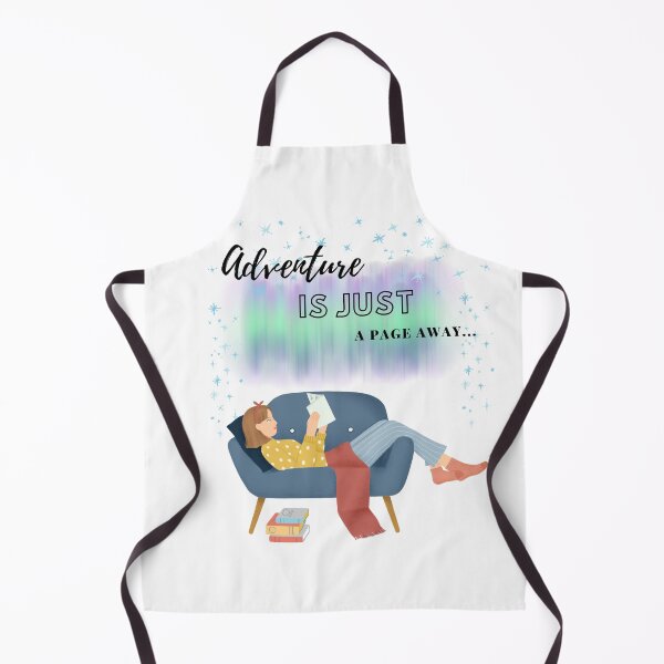 Item preview, Adventure is Just a Page Away Girl Reading designed and sold by MochaMeli.