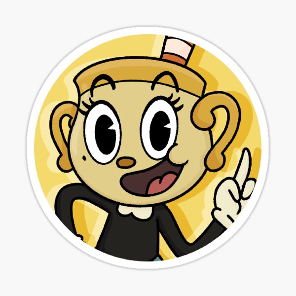 ms chalice - Cuphead And Mugman - Sticker