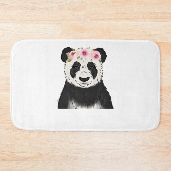 Item preview, Floral Crown Panda Sticker designed and sold by DanilaZorn.