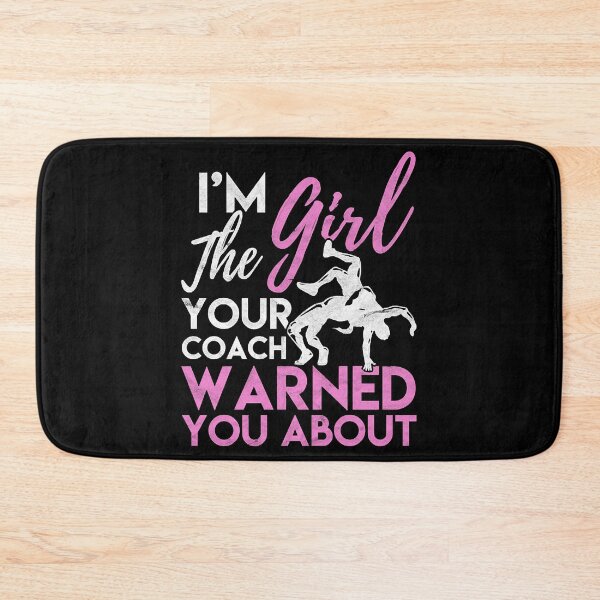 Item preview, Wrestling Shirt for Girls the Girl Coach Warned designed and sold by OasrMie.
