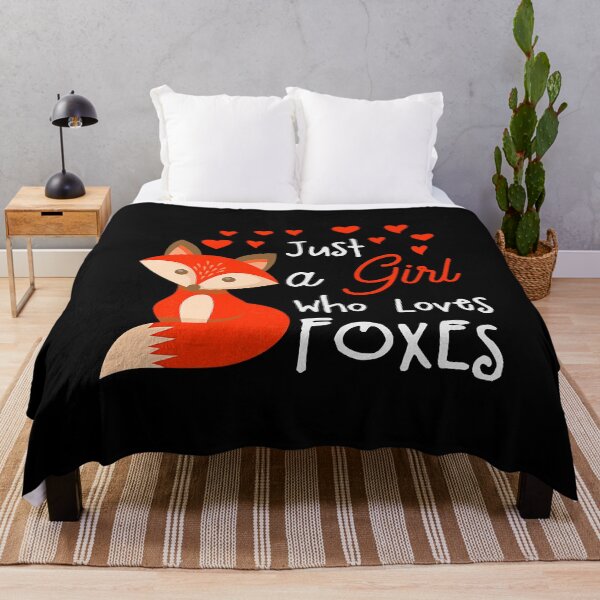Item preview, Just A Girl Who Loves Foxes designed and sold by PerkinsAarav.