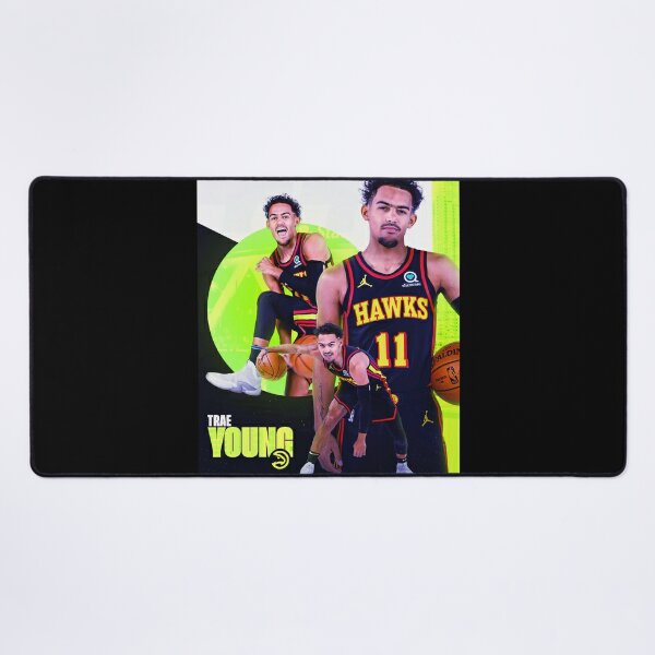 Atlanta Hawks #11 Trae Young Ice Tray Jersey String Backpack Bag Red Yellow