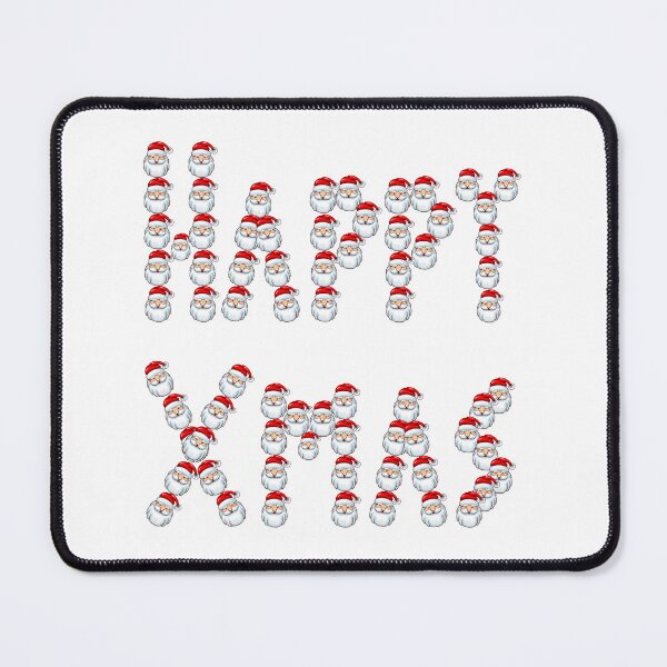 Item preview, Happy Xmas Made Of Santas! | Happy Christmas | Funny Christmas designed and sold by CosmicStory.