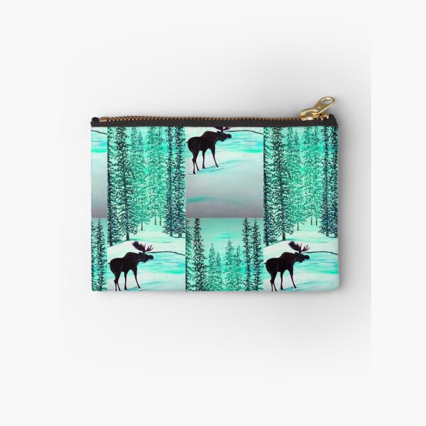 Item preview, Moose in Winter wonderland designed and sold by Fly A Kite Kerr.
