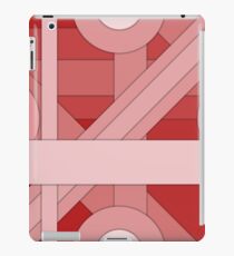 Red modern material design background iPad Case/Skin