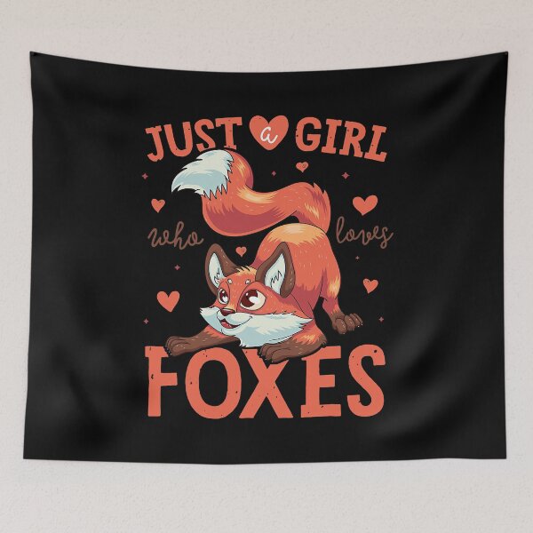 Item preview, Just A Girl Who Loves Foxes Art Cute Fox designed and sold by PerkinsAarav.