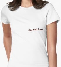 Milpool - The Simpsons - Red Women's Fitted T-Shirt
