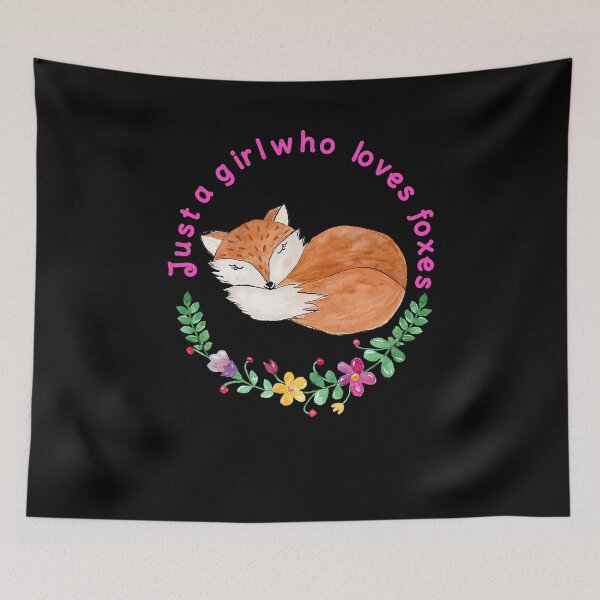Item preview, Just A Girl Who Loves Foxes Art Cute Fox designed and sold by PerkinsAarav.