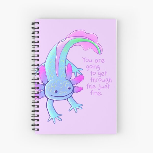 Aperçu de l'œuvre "Vous allez passer à travers ce très bien" Axolotl créée et vendue par thelatestkate.