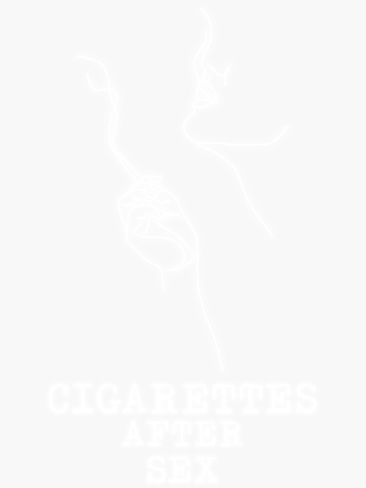 Cigarettes After Sexxx Poster Sticker By Edwinsss Redbubble