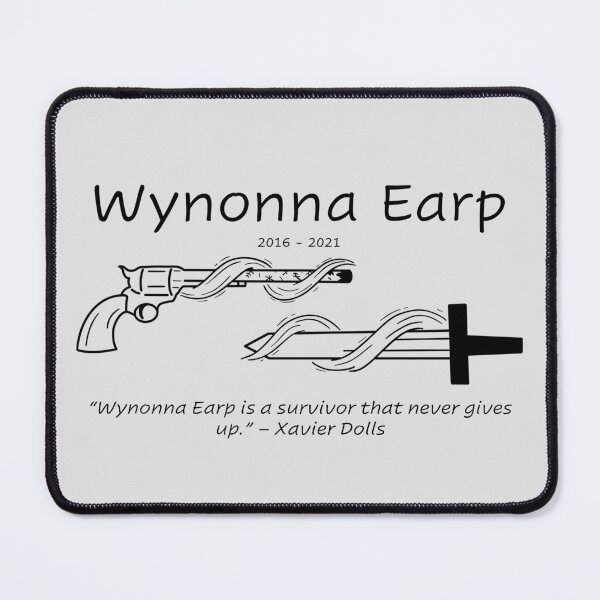 Item preview, Wynonna Earp 2016 - 2021 with Peacemaker and Quote from Xavier Dolls | Wayhaught | Earper designed and sold by EarpBands.