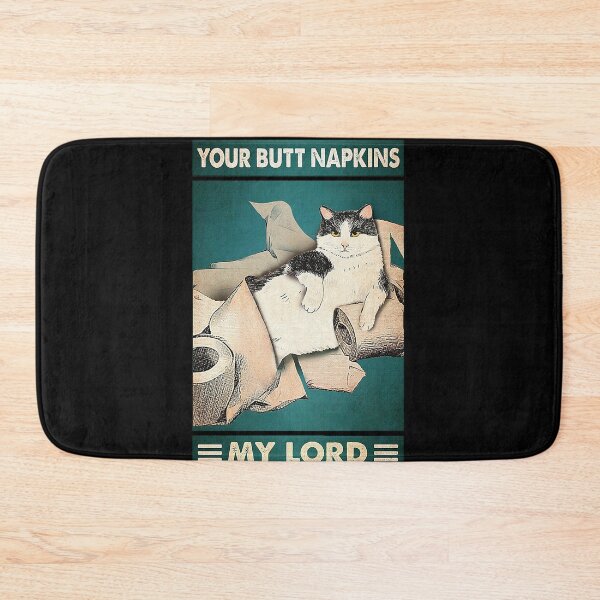 Item preview, Your butt napkins my lord tuxedo cat lover designed and sold by KinstleHawa.
