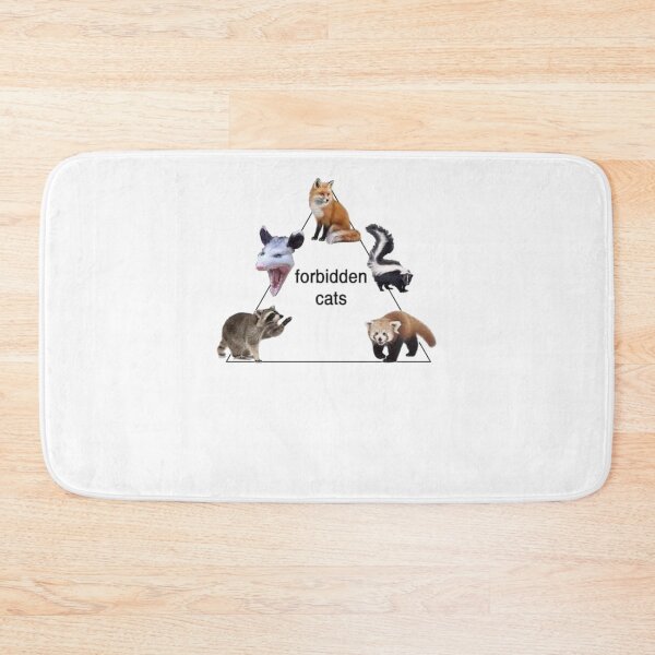 Item preview, forbidden cats Sticker designed and sold by ViyasanViveka.