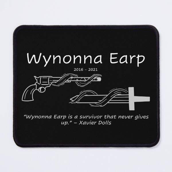 Item preview, Wynonna Earp 2016 - 2021 with Peacemaker and Quote from Xavier Dolls | Wayhaught | Earper | WHITE designed and sold by EarpBands.