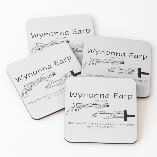 Item preview, Wynonna Earp 2016 - 2021 with Peacemaker and Quote from Xavier Dolls | Wayhaught | Earper designed and sold by EarpBands.
