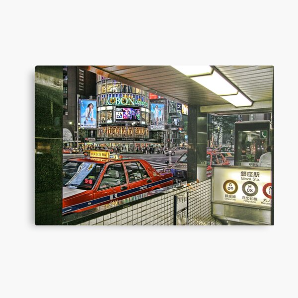 Tokyo - Ginza Metal Print