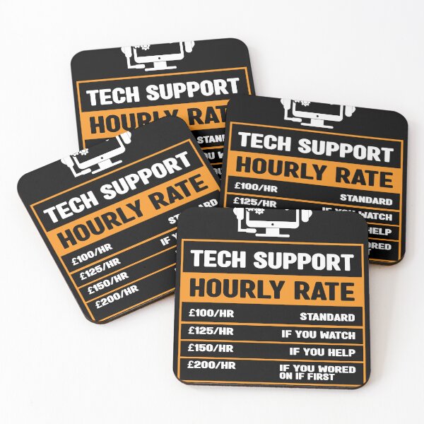Item preview, Tech Support Hourly Rate  designed and sold by rileyamiy.