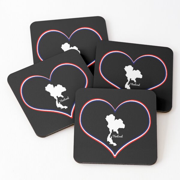 Item preview, Black heart map Thailand designed and sold by Astralia.