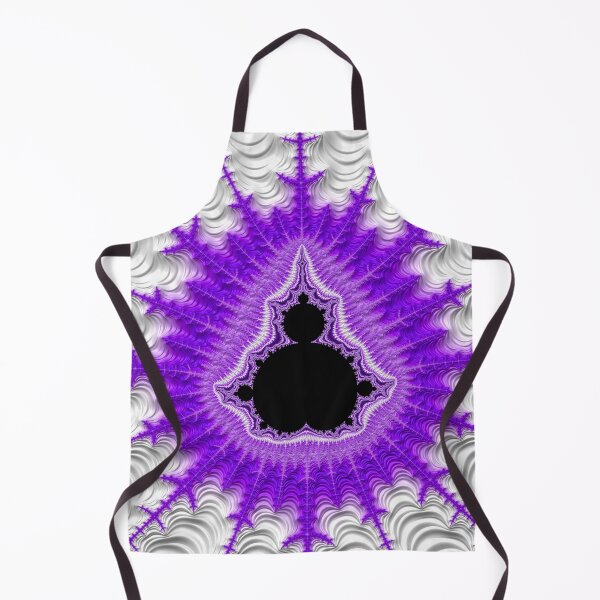 Item preview, Mandelbrot Set púrpura negro blanco Fractal designed and sold by mhfoto.