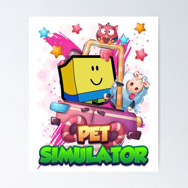 Pet Simulator Wiki - funny heart pet Simulator  Poster for Sale