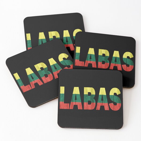 Item preview, Labas Lithuanian Hello Funny Lietuva Language Flag designed and sold by Nirvanibex.