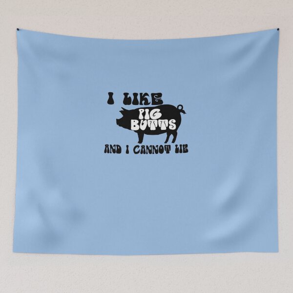 Item preview, I like pig butts and I cannot lie Sticker designed and sold by BiancaKhams.