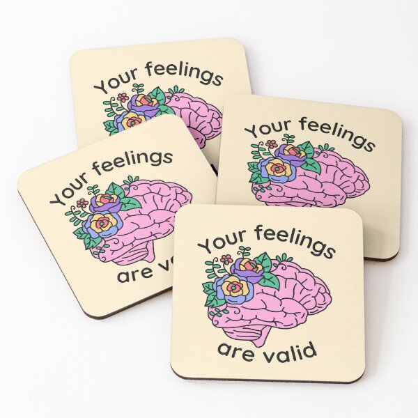 Item preview, Your feelings are valid - more self love designed and sold by Paperfly Studio.