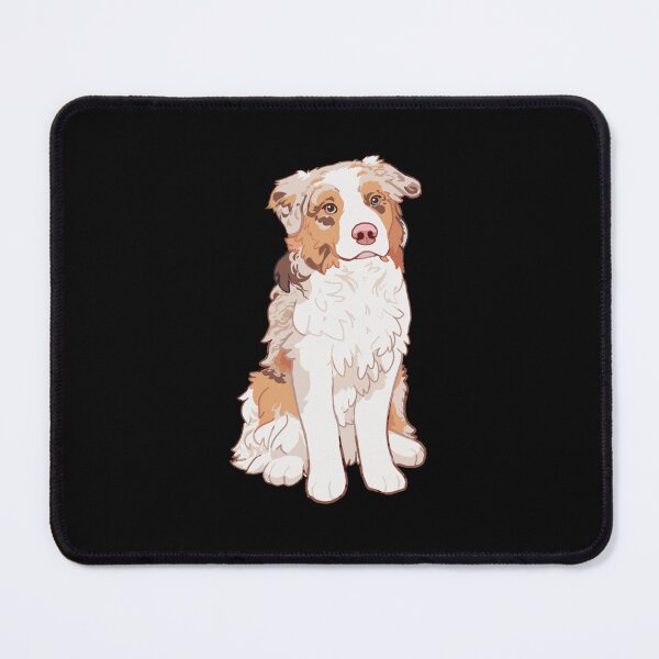 Item preview, Red Merle Australian Shepherd - Aussie Kiba Sticker designed and sold by Studzinskishop.