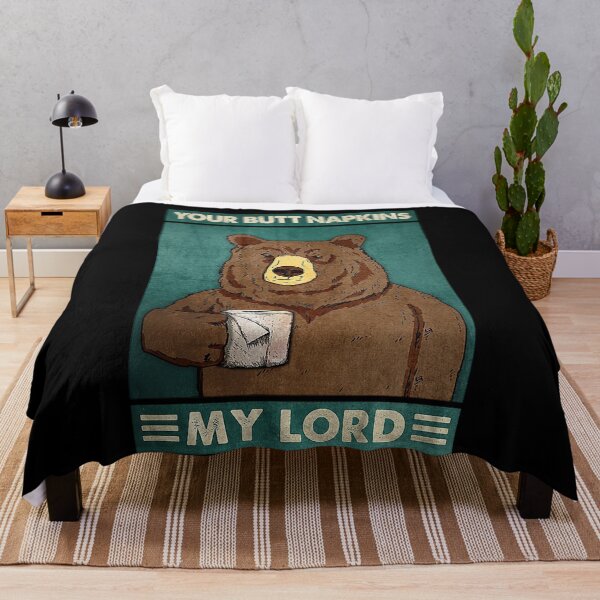 Item preview, Your butt napkins my lord bear lover designed and sold by TeganCrafford.