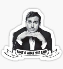 michael scott Sticker