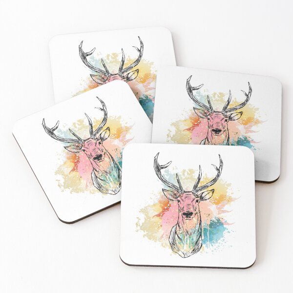 Item preview, Deers Lover Gifts Hunter Women Antlers Art designed and sold by TM-Multidesign.