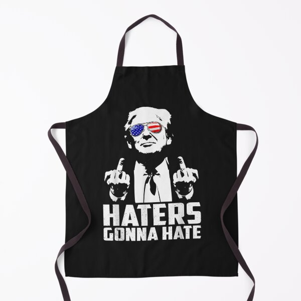 Item preview, Funny Haters Gonna Hate President Donald Trump Middle Finger designed and sold by NguyenDucDcote.
