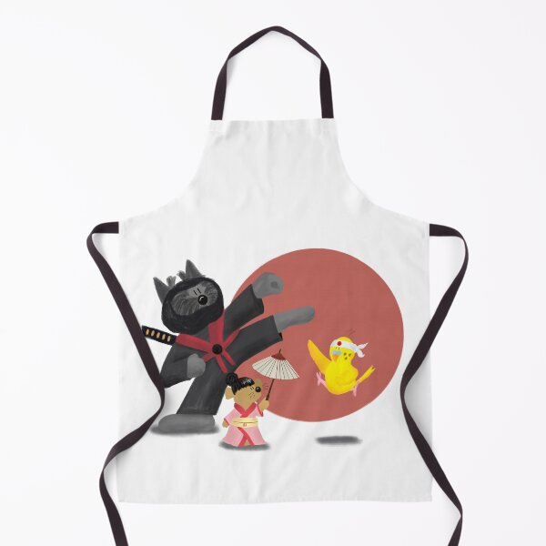 Item preview, Go Japan! Funny ninja dog, karate bird and girl mouse designed and sold by HalloMolly.