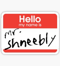 School of Rock 'My Name is Mr. Shneebly' T-Shirt Sticker