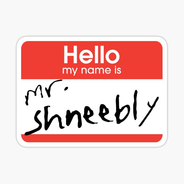 Artikel-Vorschau von School of Rock "Mein Name ist Mr. Shneebly" T-Shirt, designt und verkauft von joshjenkins.