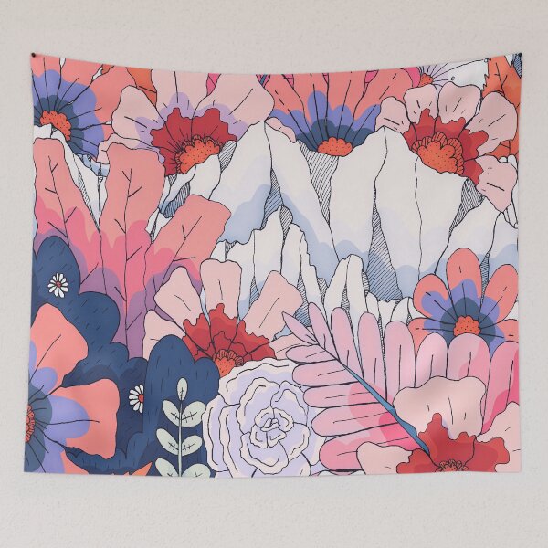 Item preview, The mountain flowers  designed and sold by Swadeillustrations.