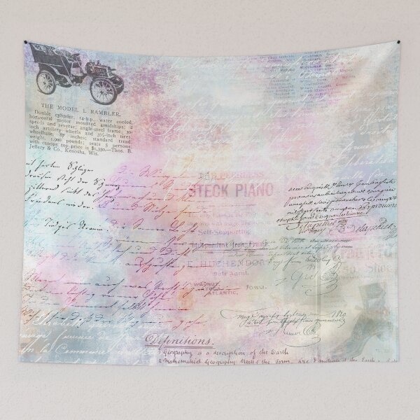 Item preview, Antique Text Art designed and sold by Found Dream.