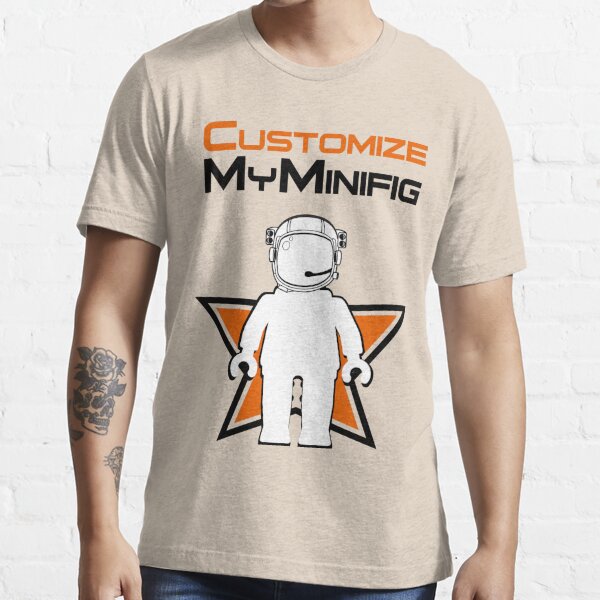 Banksy Style Astronaut Minifig And Customize My Minifig Logo T Shirt For Sale By Chilleew