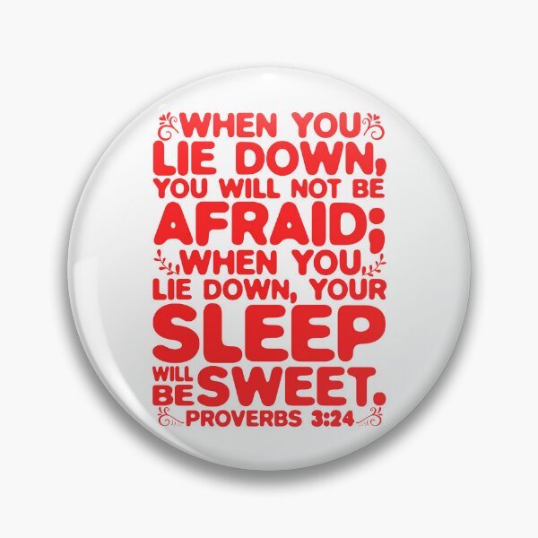 Item preview, Proverbs 3:24 Your Sleep Will Be Sweet designed and sold by plushism.