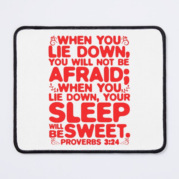 Item preview, Proverbs 3:24 Your Sleep Will Be Sweet designed and sold by plushism.