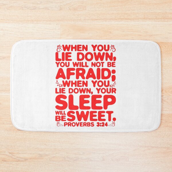 Item preview, Proverbs 3:24 Your Sleep Will Be Sweet designed and sold by plushism.