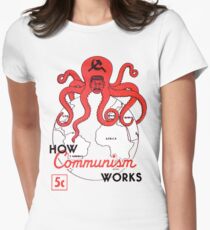 ANTI COMMUNIST PROPAGANDA Women's Fitted T-Shirt