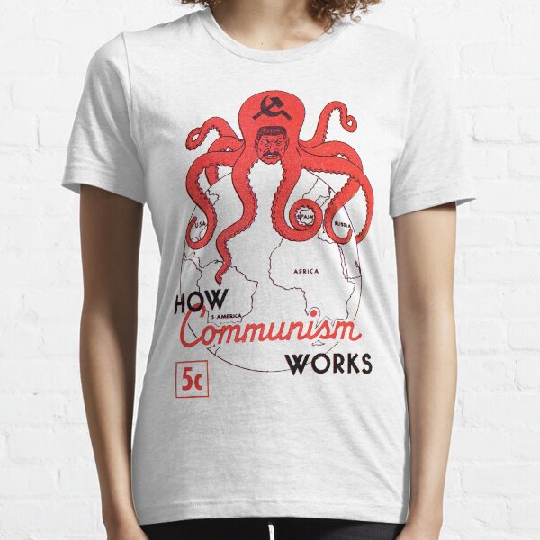 PROPAGANDA ANTI COMUNISTA Camiseta esencial