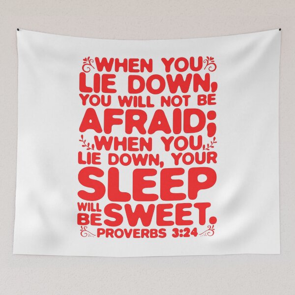 Item preview, Proverbs 3:24 Your Sleep Will Be Sweet designed and sold by plushism.