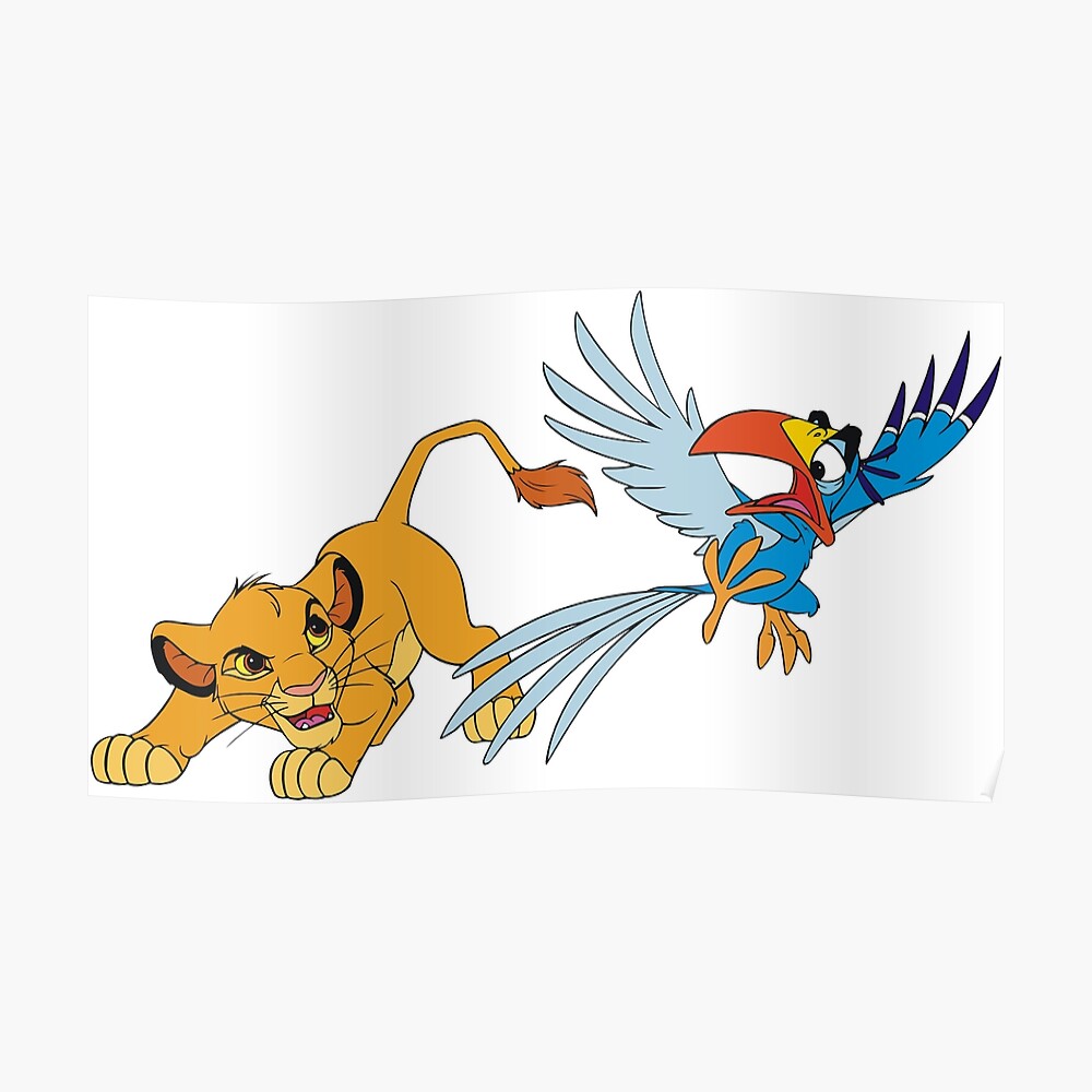 Simba and Zazu - Lion King Simba and Zazu - Lion King