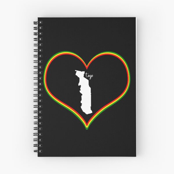 Item preview, Black heart map Togo designed and sold by Astralia.